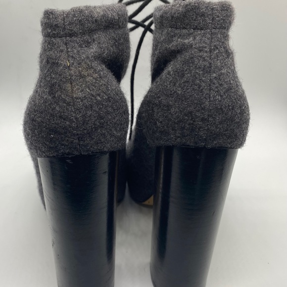 Alexander Wang Felt Constance Block Heel Bootie - Picture 4 of 8